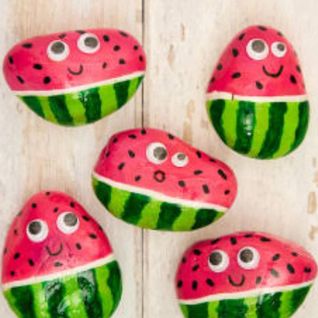 Pebble Stone painting